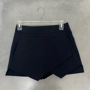AQUA Women's Black Mini Skirt/Short (Skort)